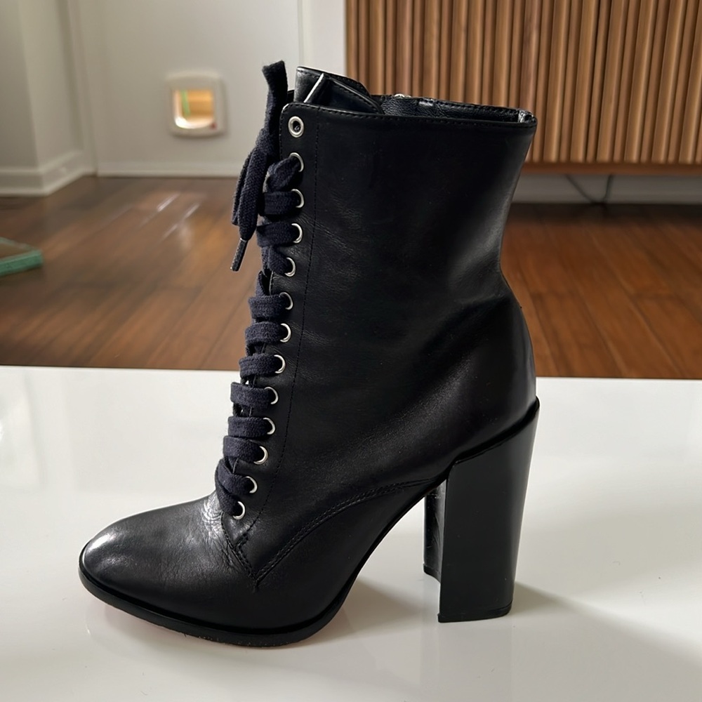 Schutz lace up boots